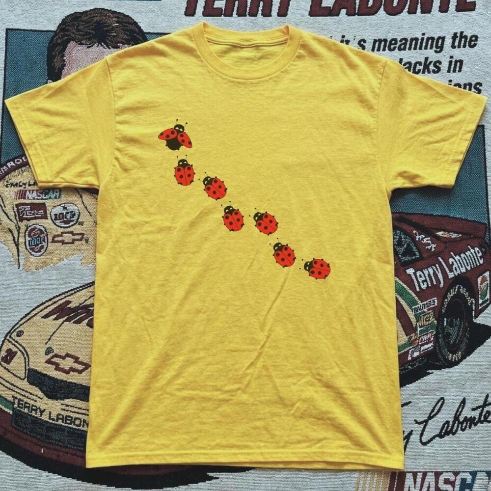 Cute Ladybug T Shirt Marching Inserts Nature Graphic Tee